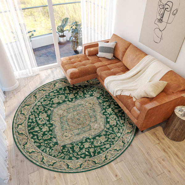 dalyn hatay hy3 emerald rug