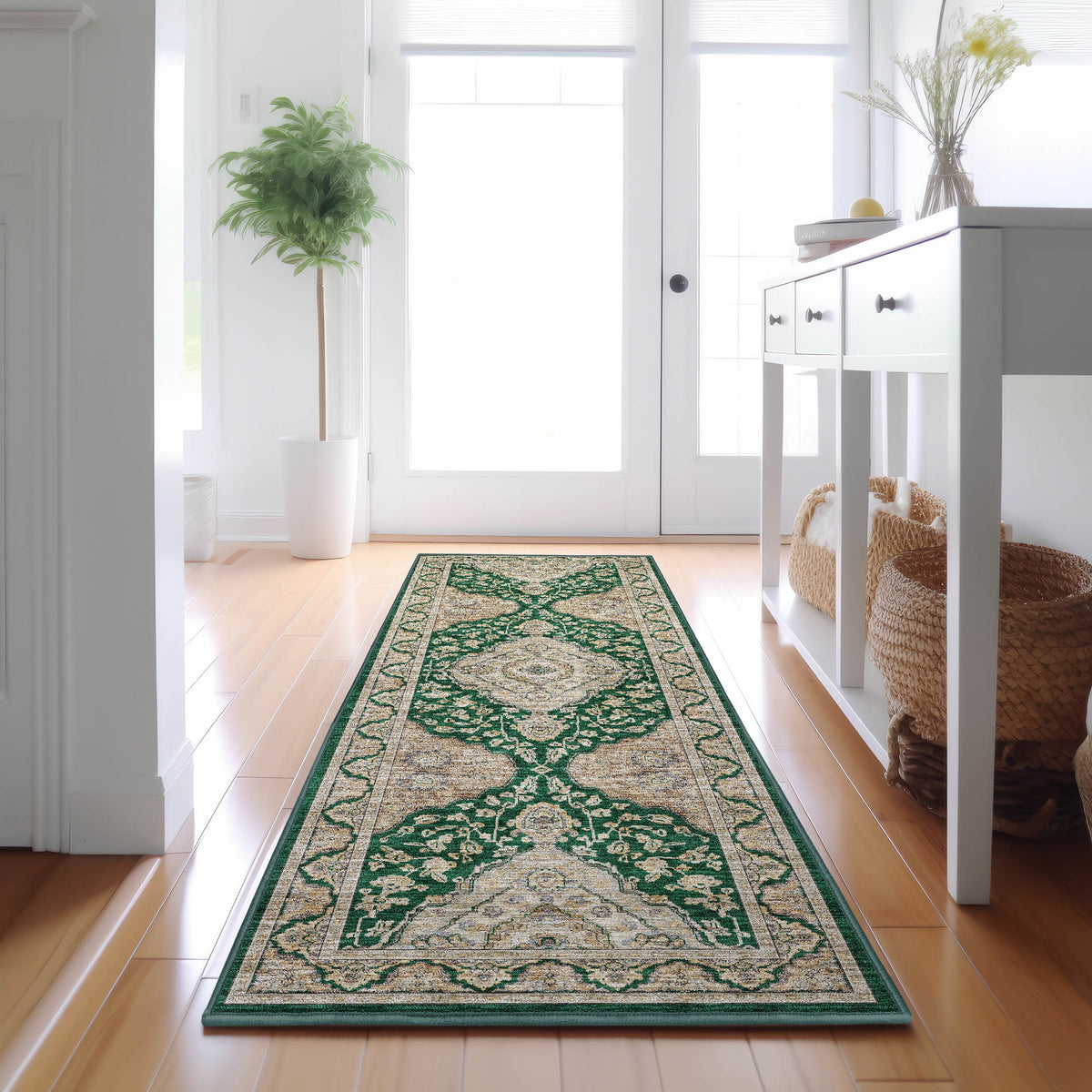 dalyn hatay hy3 emerald rug