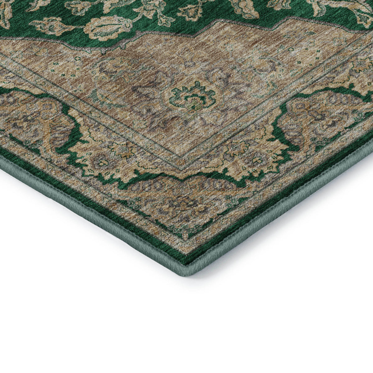 dalyn hatay hy3 emerald rug