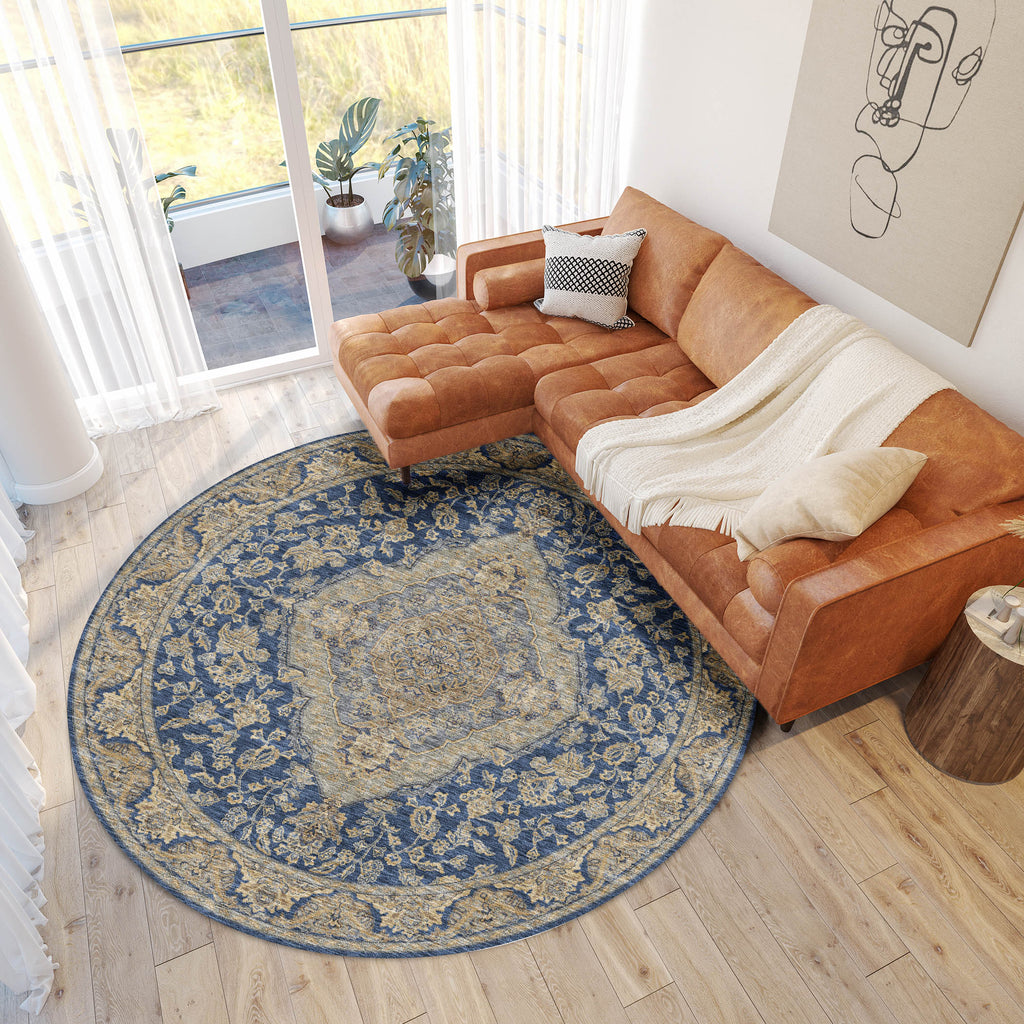 dalyn hatay hy3 navy rug
