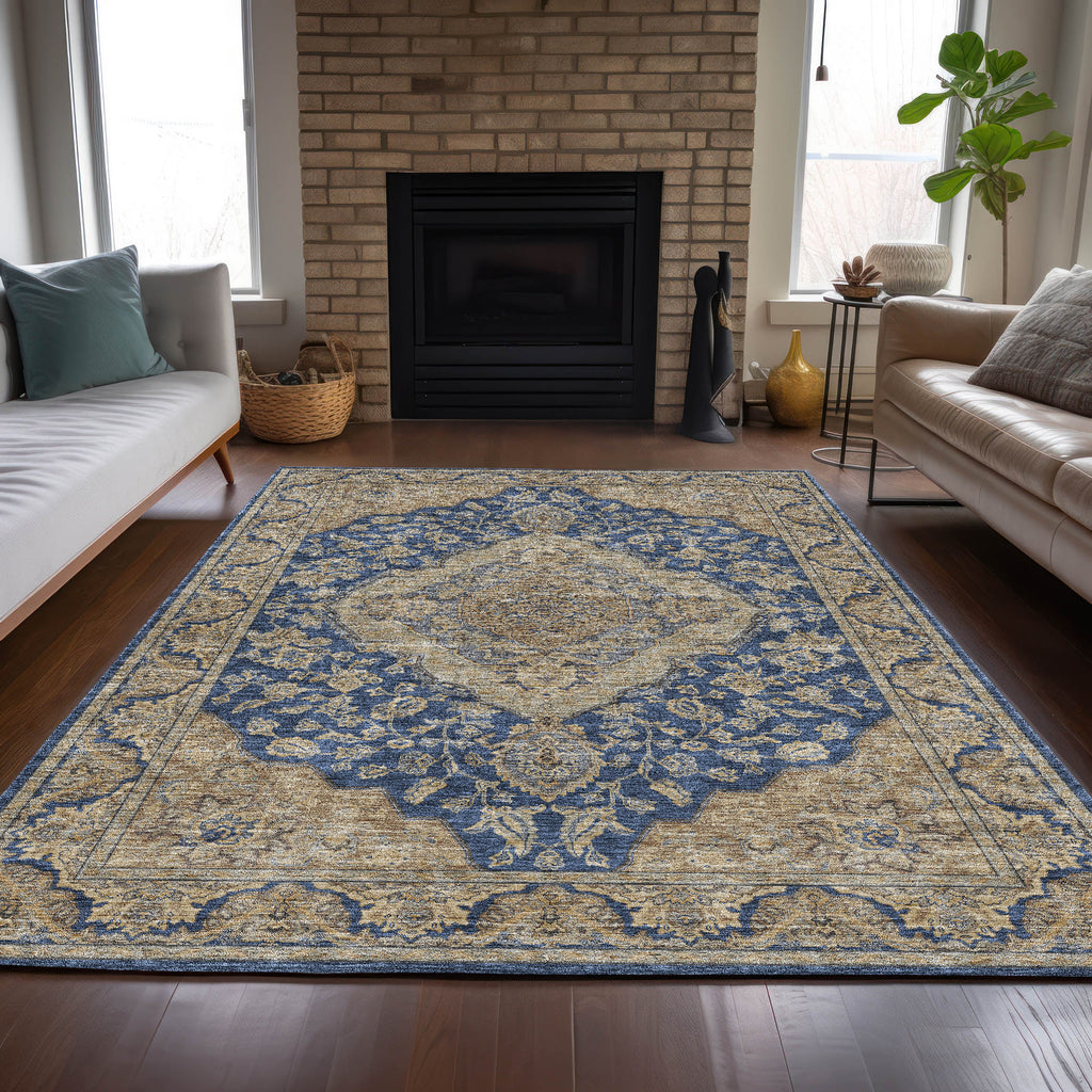 dalyn hatay hy3 navy rug