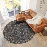 dalyn hatay hy5 black rug
