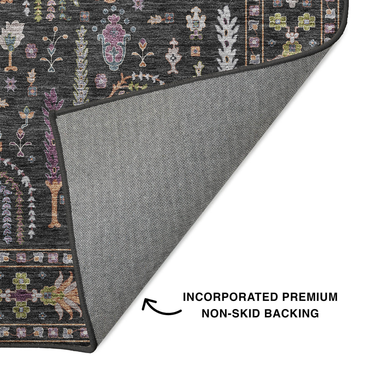 dalyn hatay hy5 black rug