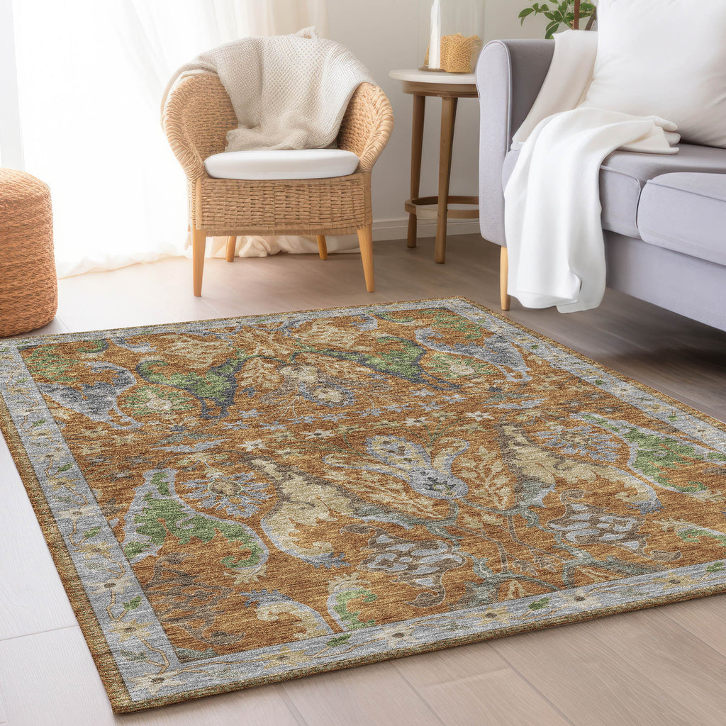 dalyn hatay hy6 copper rug
