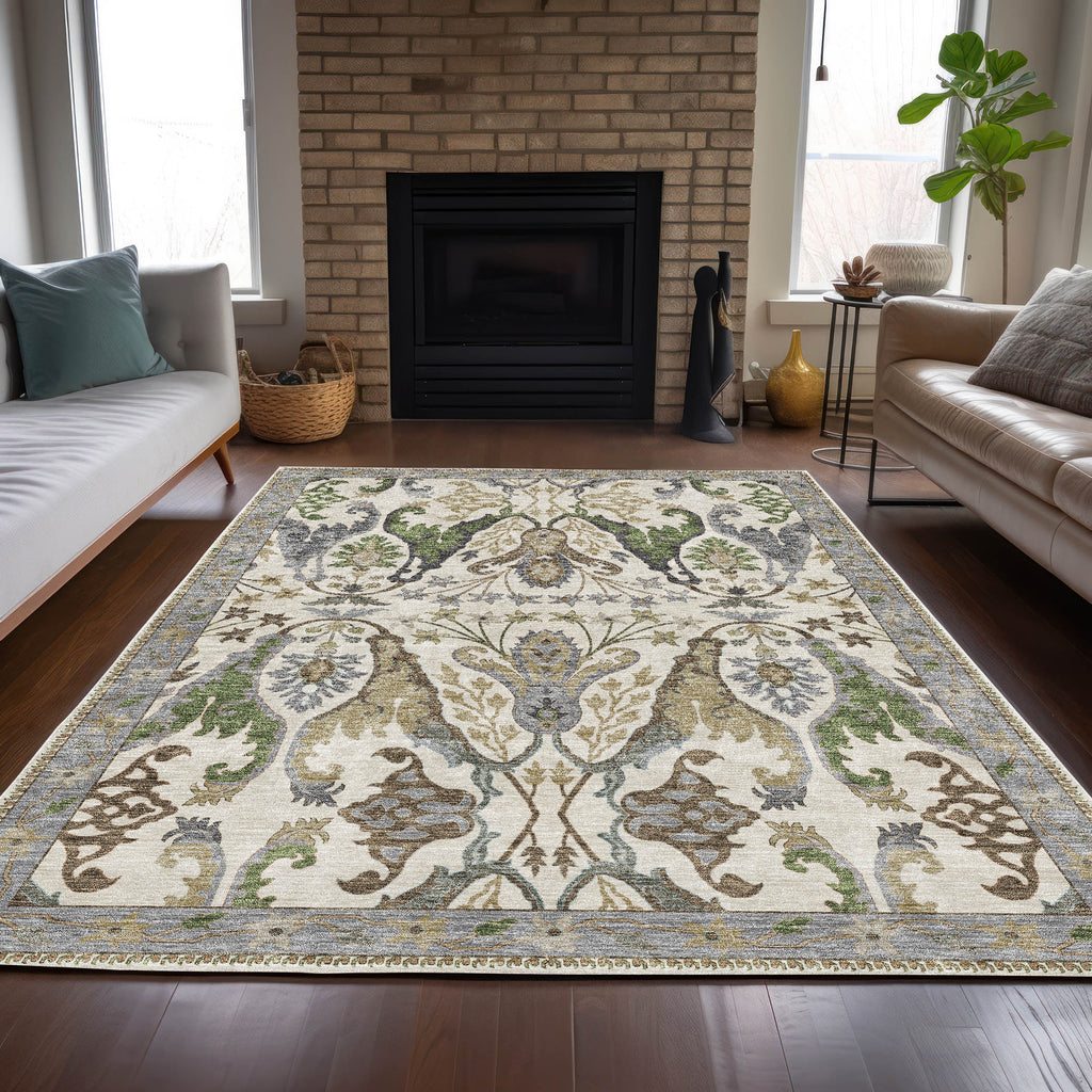 dalyn hatay hy6 ivory rug