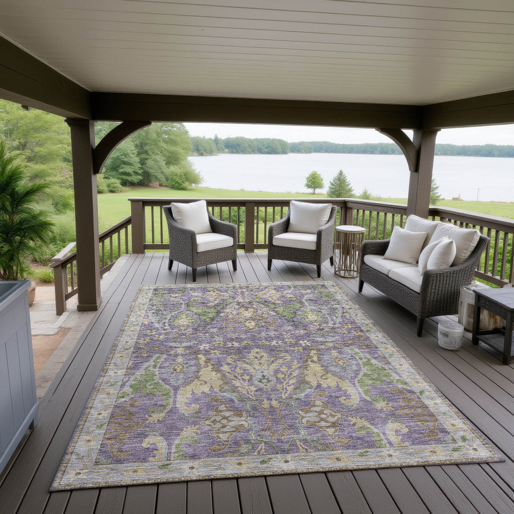 dalyn hatay hy6 purple rug