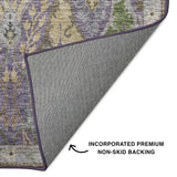 dalyn hatay hy6 purple rug