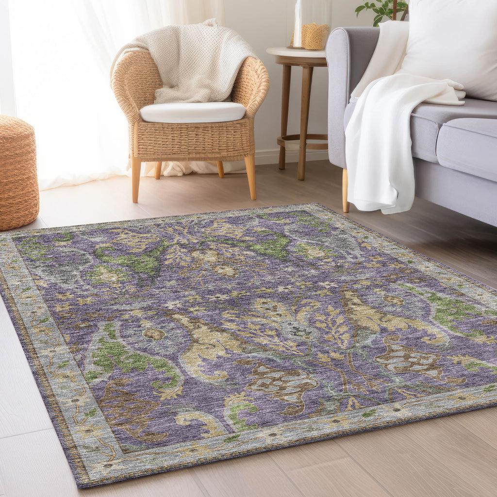 dalyn hatay hy6 purple rug