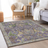 dalyn hatay hy6 purple rug