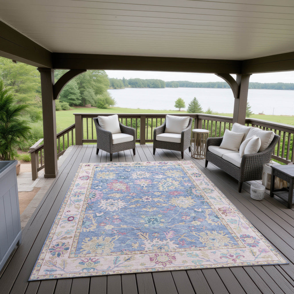 dalyn hatay hy7 blue rug