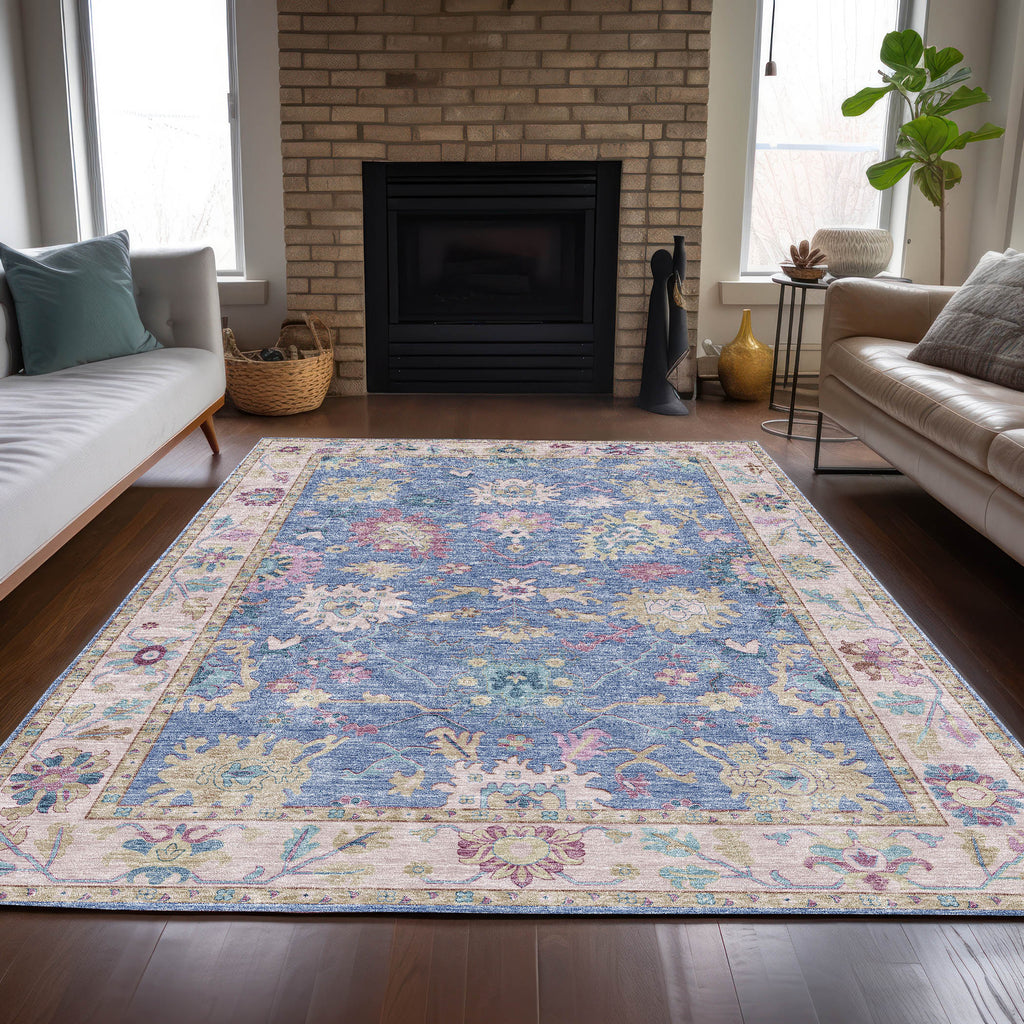 dalyn hatay hy7 blue rug