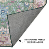 dalyn hatay hy7 lime rug