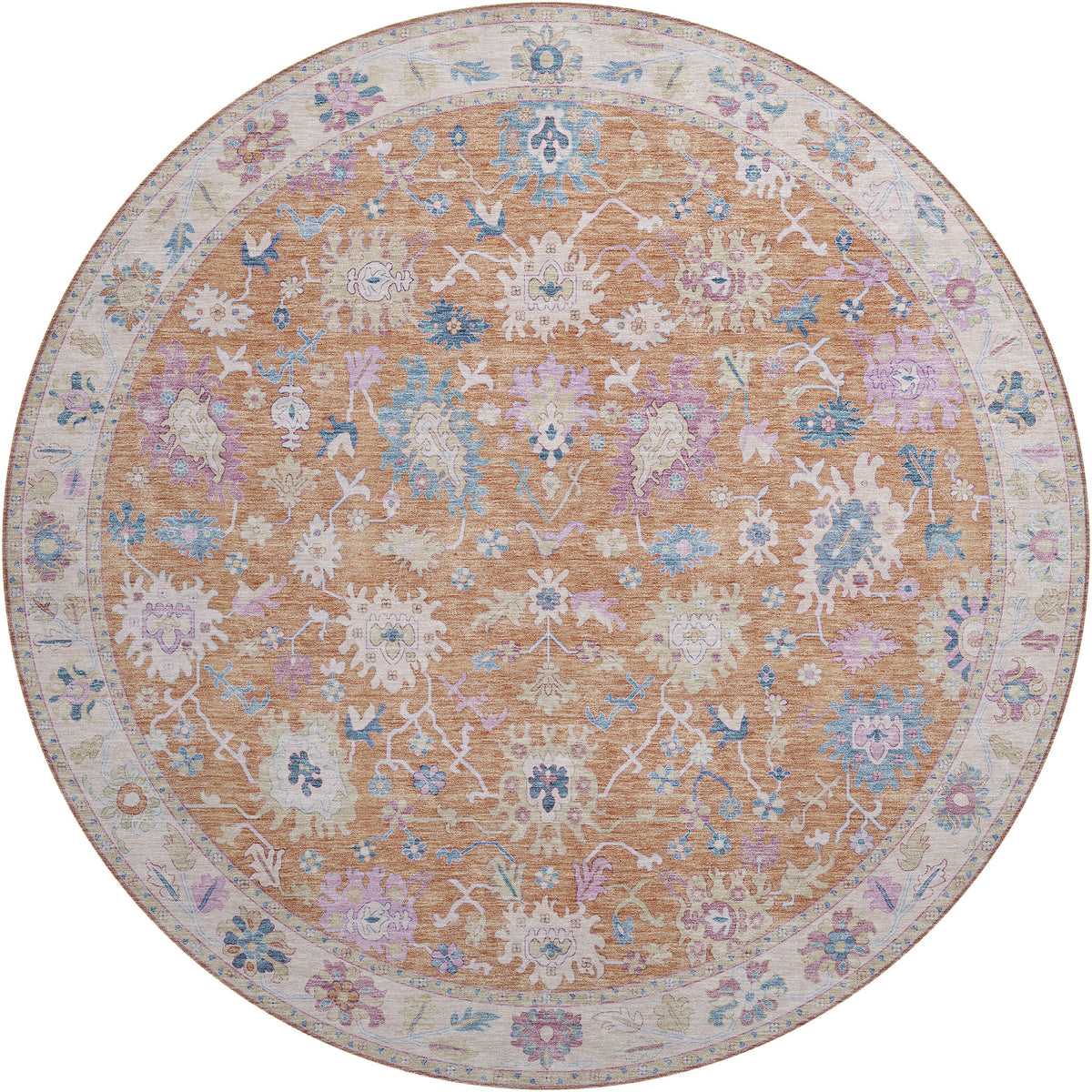 dalyn hatay hy7 orange rug