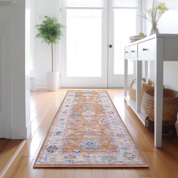 dalyn hatay hy7 orange rug