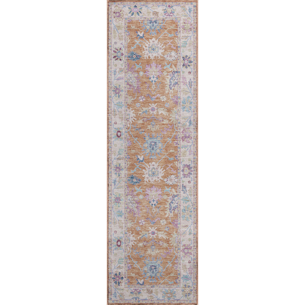 dalyn hatay hy7 orange rug