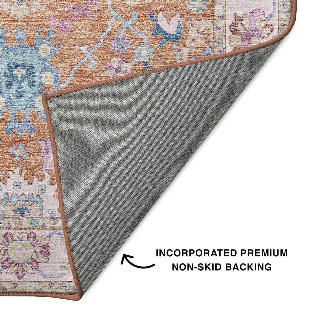dalyn hatay hy7 orange rug