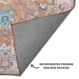 dalyn hatay hy7 orange rug