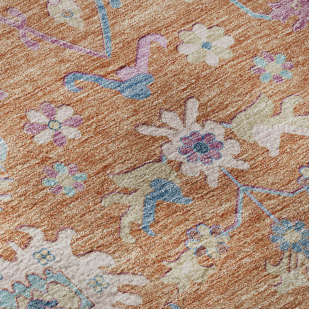 dalyn hatay hy7 orange rug