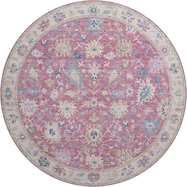 dalyn hatay hy7 pink rug