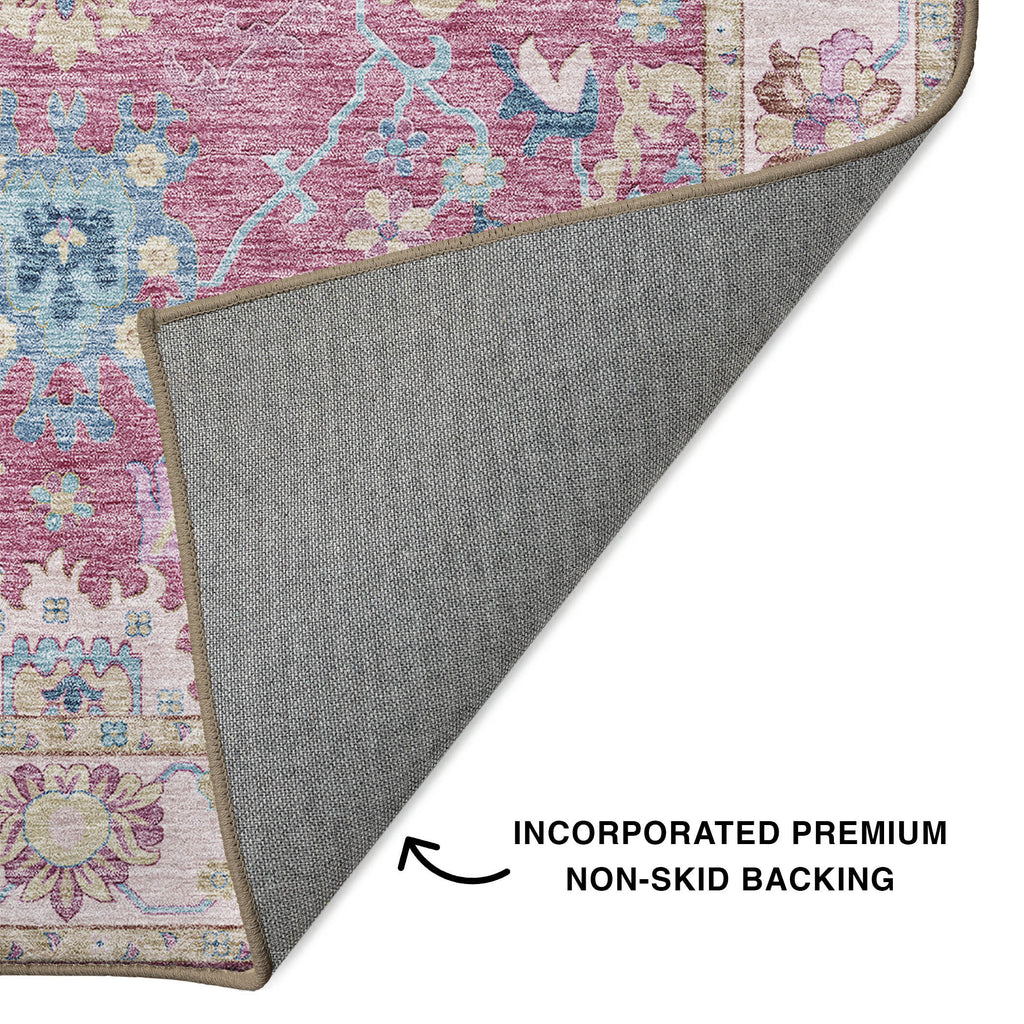 dalyn hatay hy7 pink rug