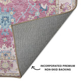 dalyn hatay hy7 pink rug