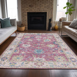 dalyn hatay hy7 pink rug