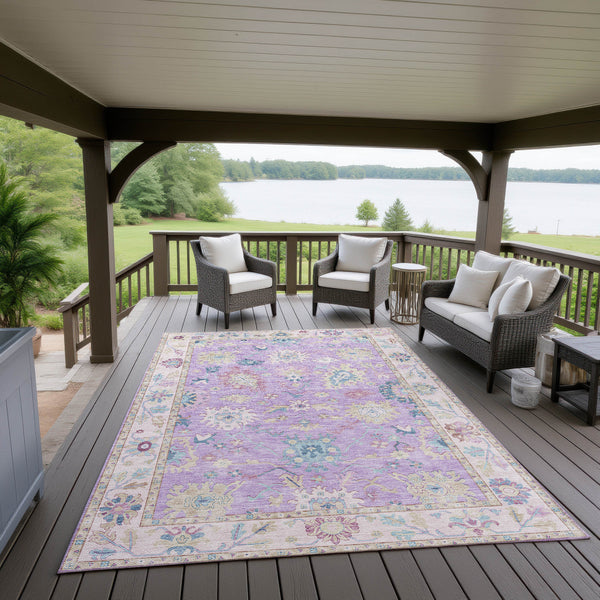 dalyn hatay hy7 purple rug