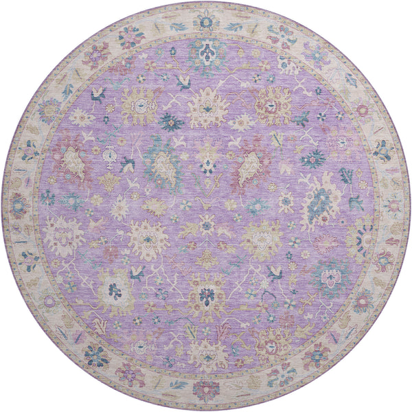 dalyn hatay hy7 purple rug