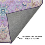 dalyn hatay hy7 purple rug