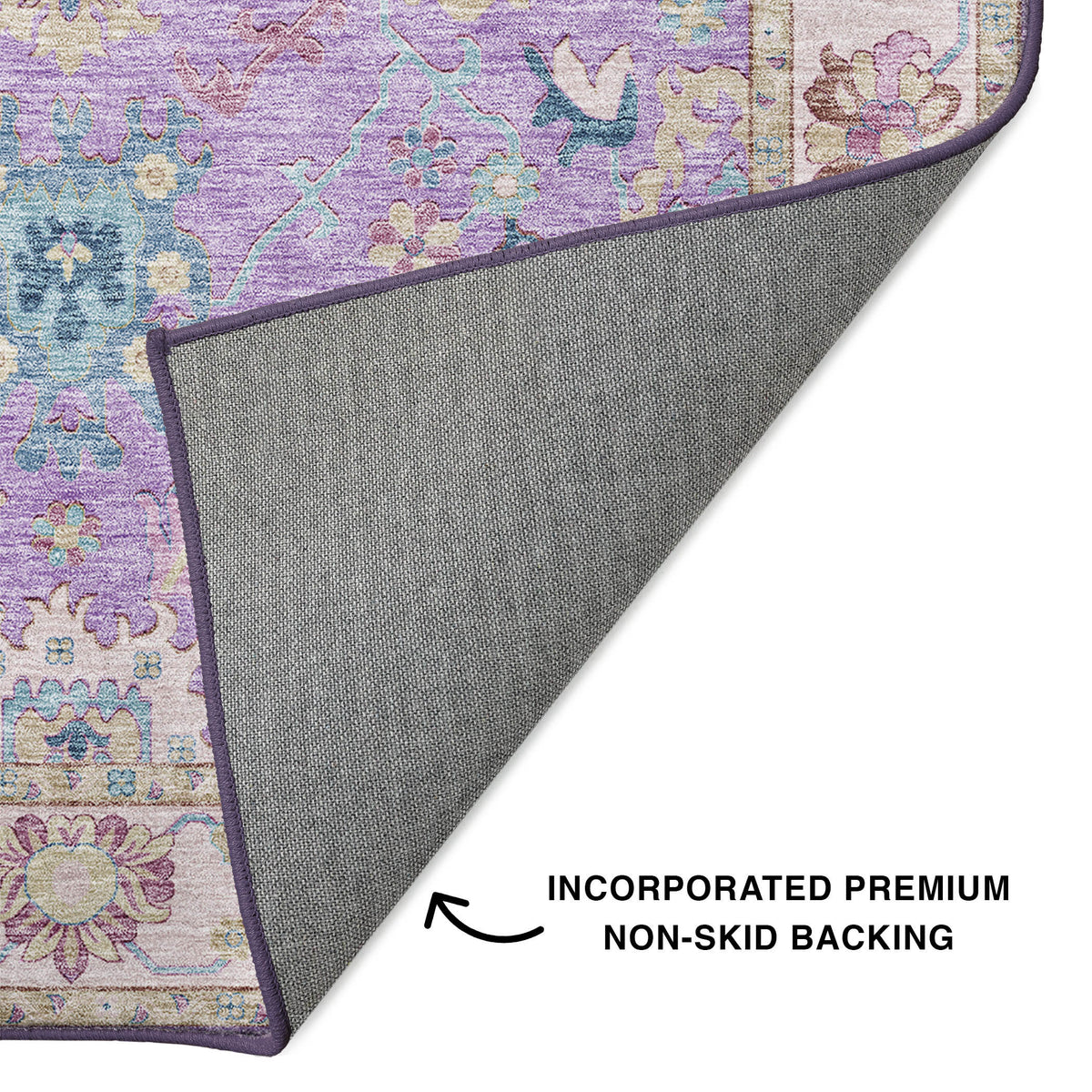 dalyn hatay hy7 purple rug