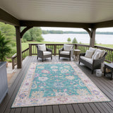dalyn hatay hy7 teal rug
