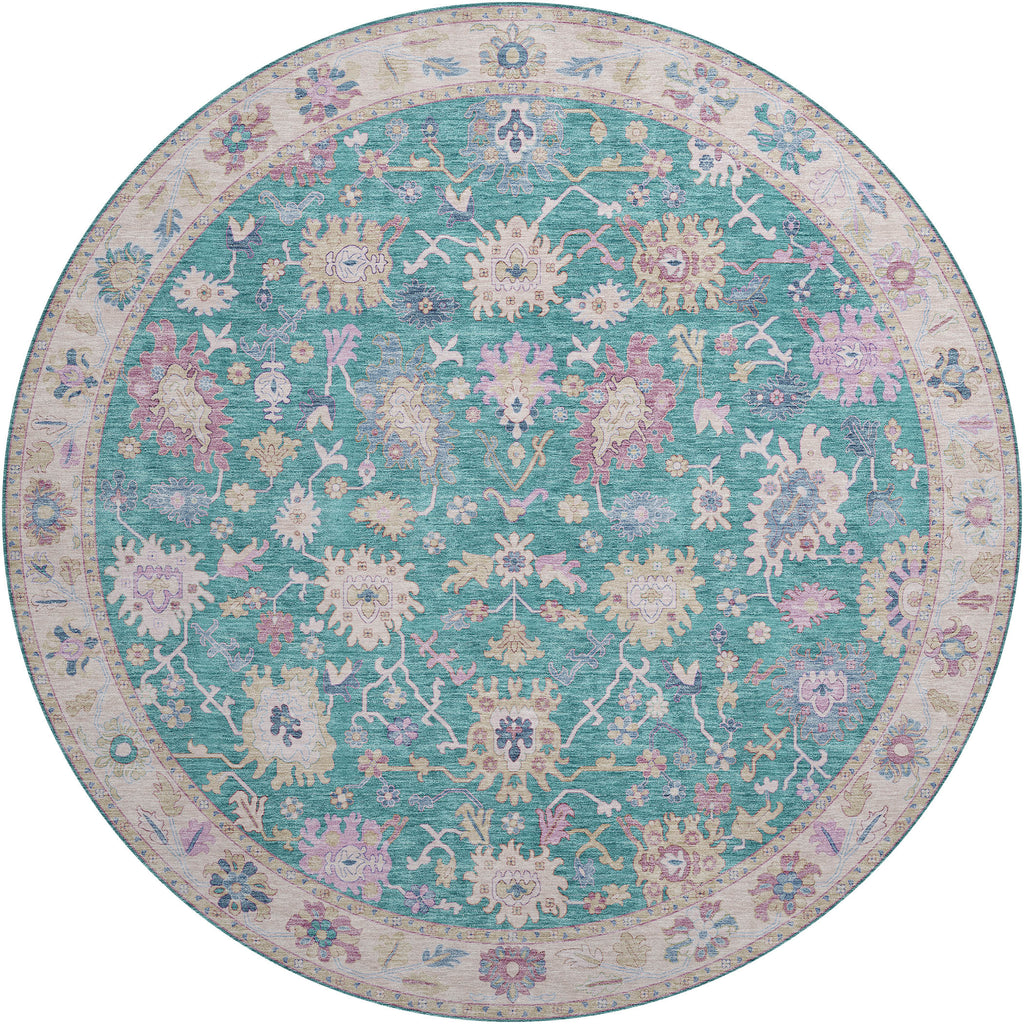 dalyn hatay hy7 teal rug