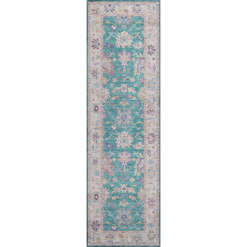 dalyn hatay hy7 teal rug