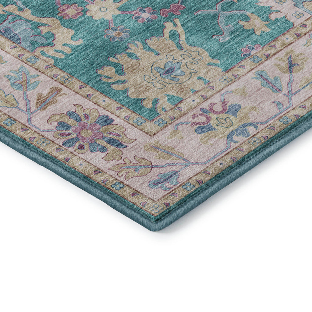 dalyn hatay hy7 teal rug