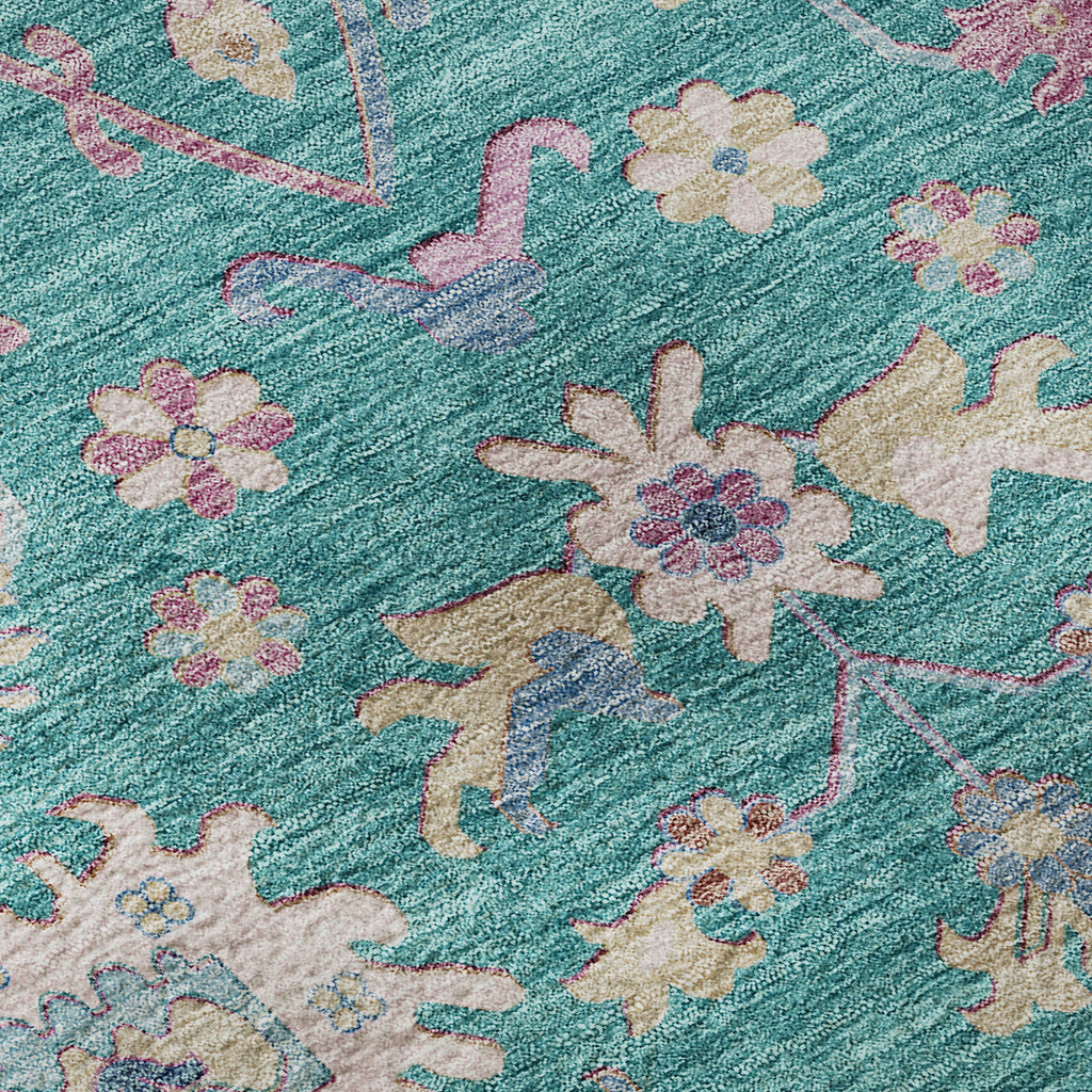dalyn hatay hy7 teal rug
