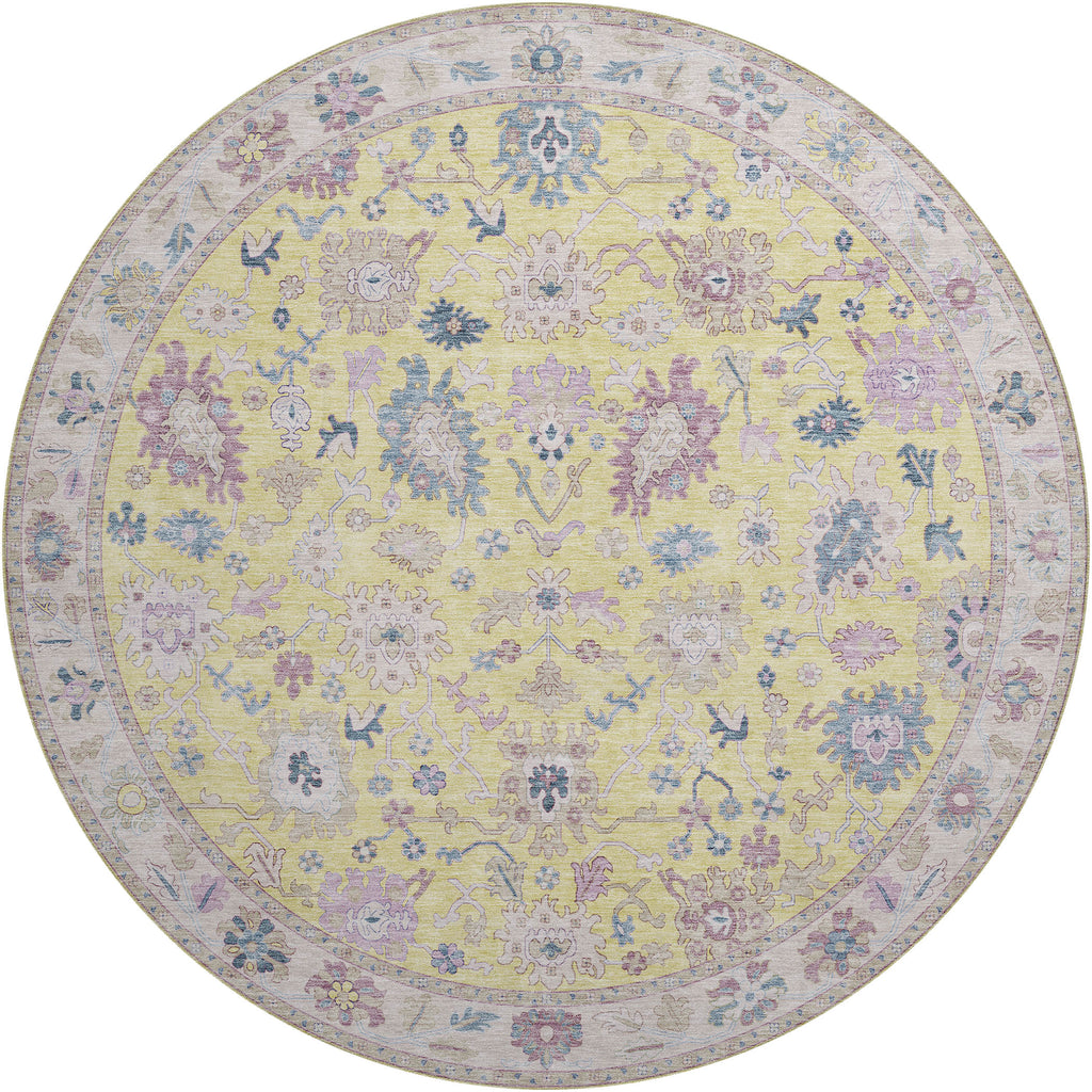 dalyn hatay hy7 yellow rug