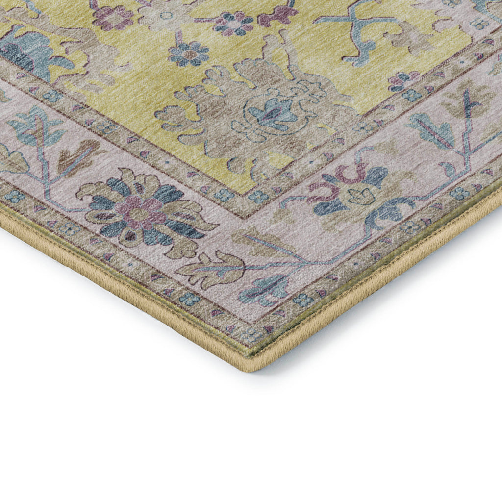 dalyn hatay hy7 yellow rug
