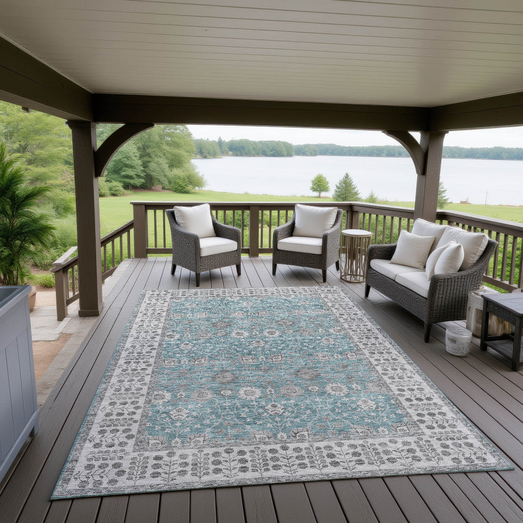 dalyn hatay hy8 teal rug