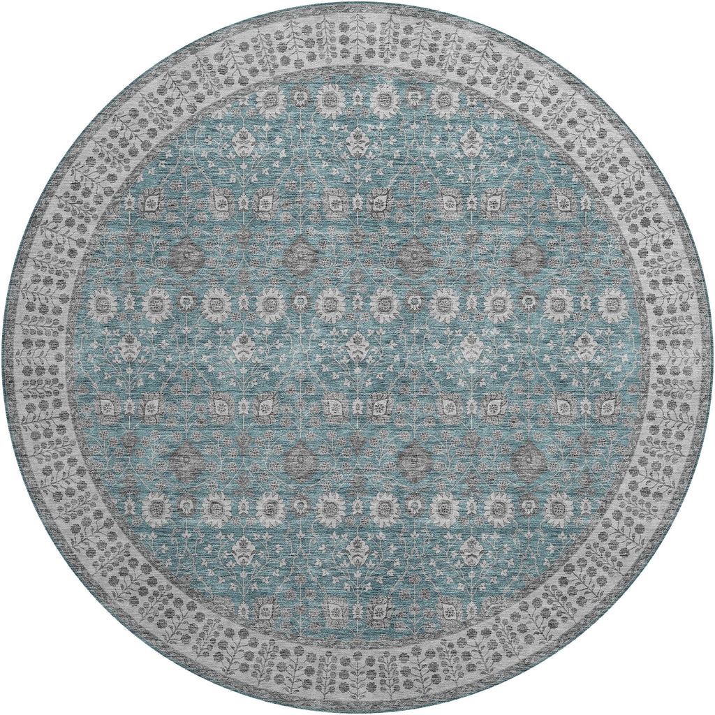 dalyn hatay hy8 teal rug