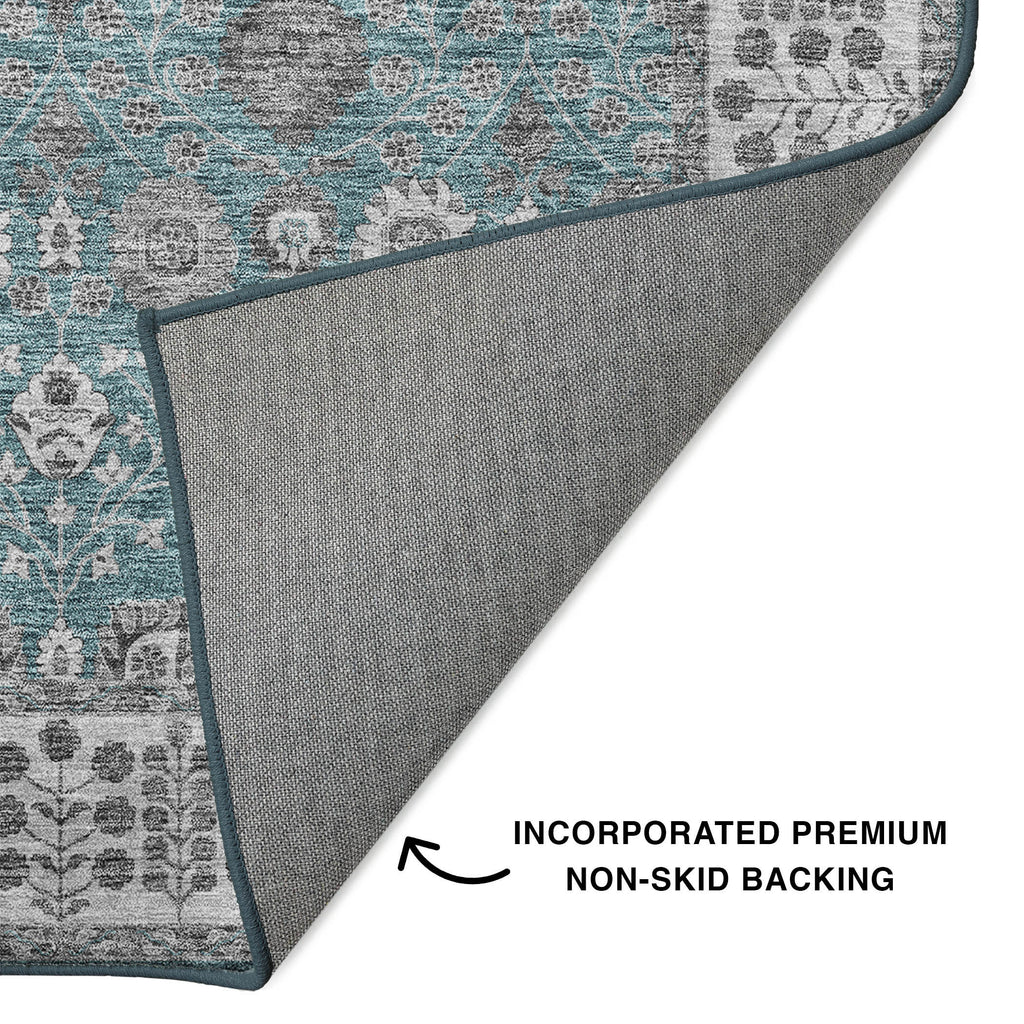 dalyn hatay hy8 teal rug