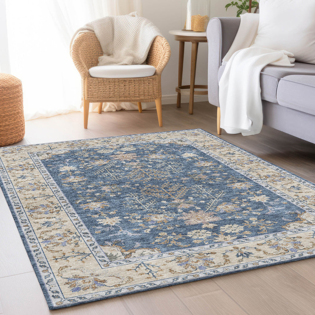 dalyn hatay hy9 blue rug
