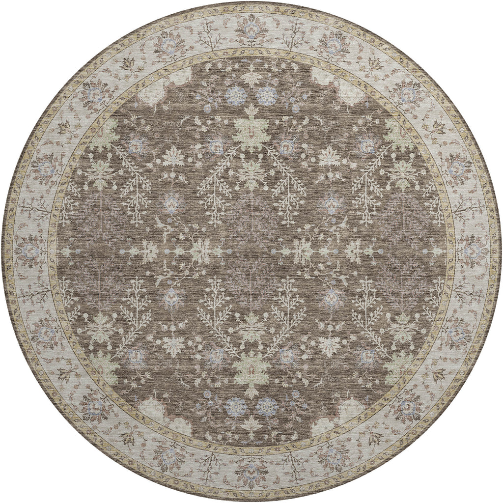 dalyn hatay hy9 brown rug