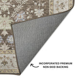 dalyn hatay hy9 brown rug