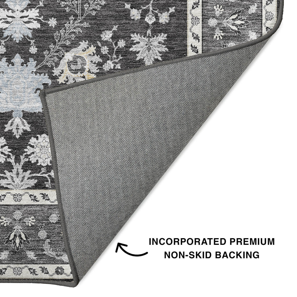 dalyn hatay hy9 charcoal rug