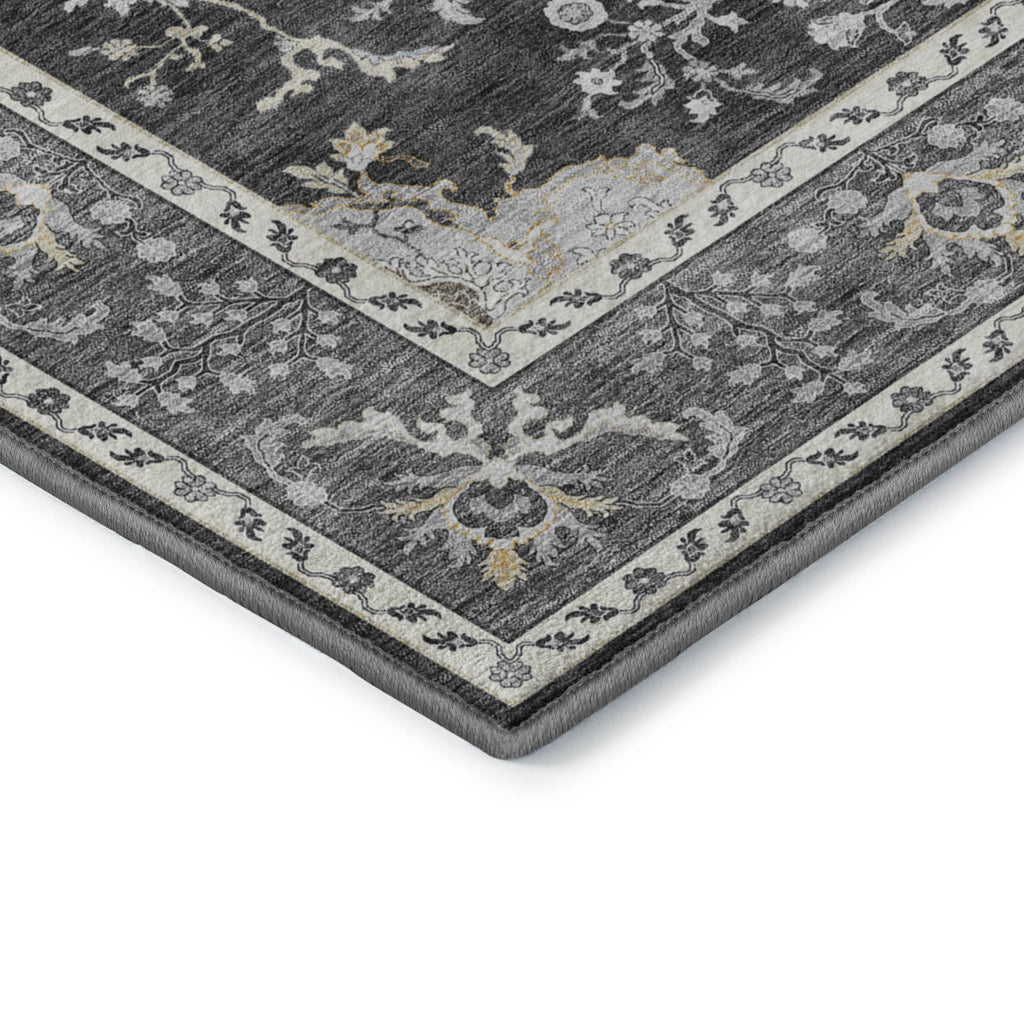 dalyn hatay hy9 charcoal rug