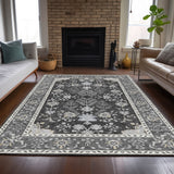 dalyn hatay hy9 charcoal rug