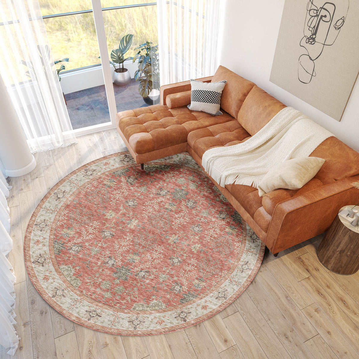 dalyn hatay hy9 coral rug