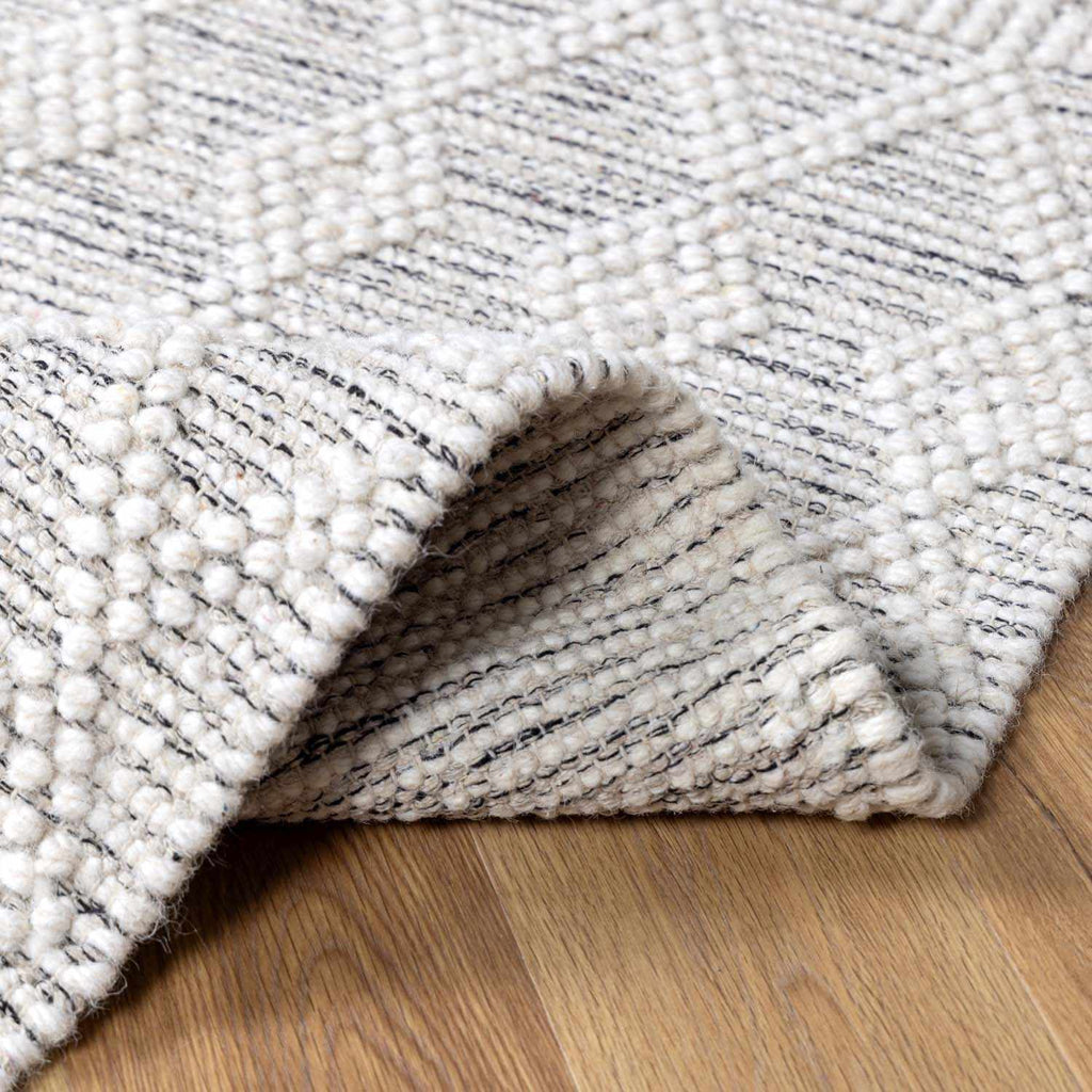 Hauteloom Whittington WH Medium Gray Woven/Flatwoven Wool Rug