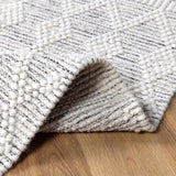 Hauteloom Whittington WH Medium Gray Woven/Flatwoven Wool Rug