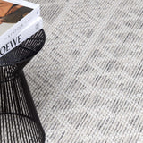 Hauteloom Whittington WH Medium Gray Woven/Flatwoven Wool Rug